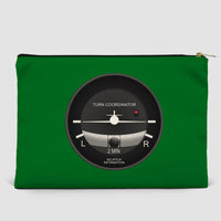 Thumbnail for Airplane Instruments (Turn Coordinator) Designed Zipper Pouch