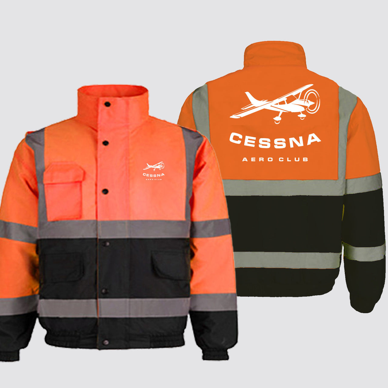 Cessna Aeroclub Designed Reflective Winter Jackets