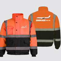 Thumbnail for The Embraer ERJ-190 Designed Reflective Winter Jackets