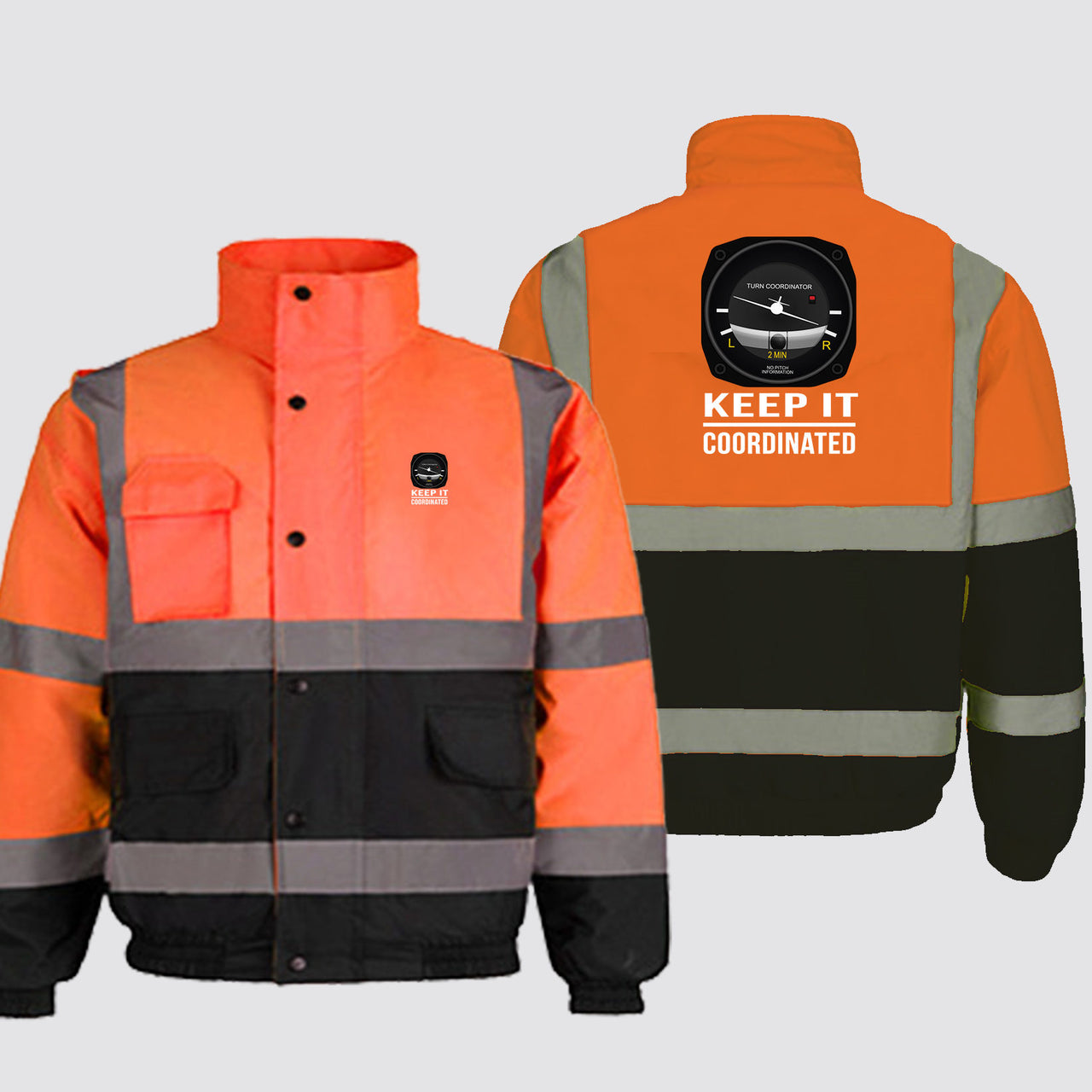 Keep It Coordinated Designed Reflective Winter Jackets