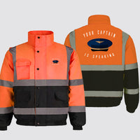 Thumbnail for Your Captain Is Speaking Designed Reflective Winter Jackets