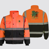 Thumbnail for Fighter Machine Designed Reflective Winter Jackets