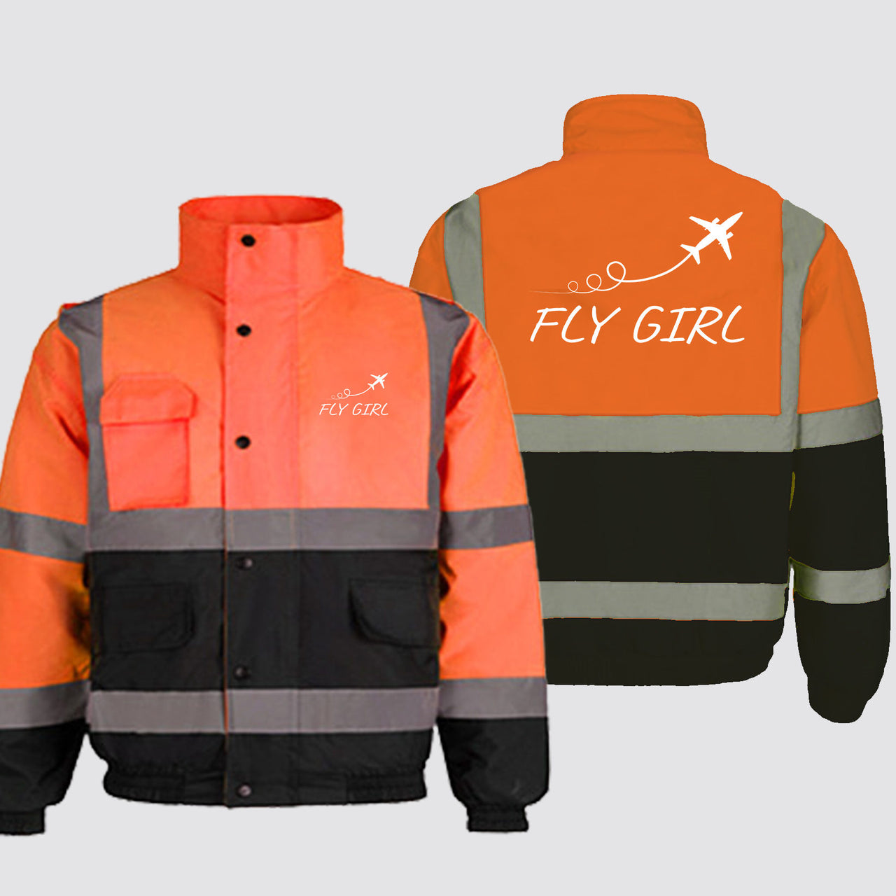 Just Fly It & Fly Girl Designed Reflective Winter Jackets
