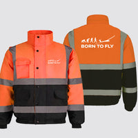 Thumbnail for Born To Fly Glider Designed Reflective Winter Jackets