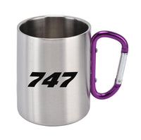 Thumbnail for 747 Flat Text Designed Stainless Steel Outdoors Mugs