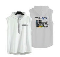 Thumbnail for Airbus A380 & GP7000 Engine Designed Hooded Tank Tops