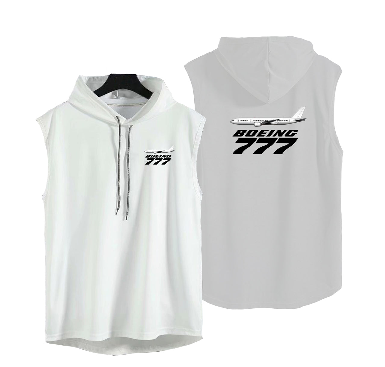 The Boeing 777 Designed Hooded Tank Tops