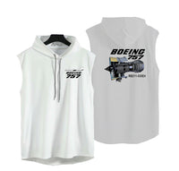 Thumbnail for Boeing 757 & Rolls Royce Engine (RB211) Designed Hooded Tank Tops