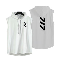 Thumbnail for Boeing 717 Text Designed Hooded Tank Tops