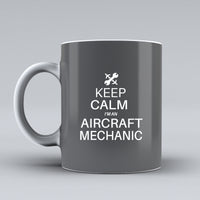 Thumbnail for Aircraft Mechanic Designed Ceramic White Mugs