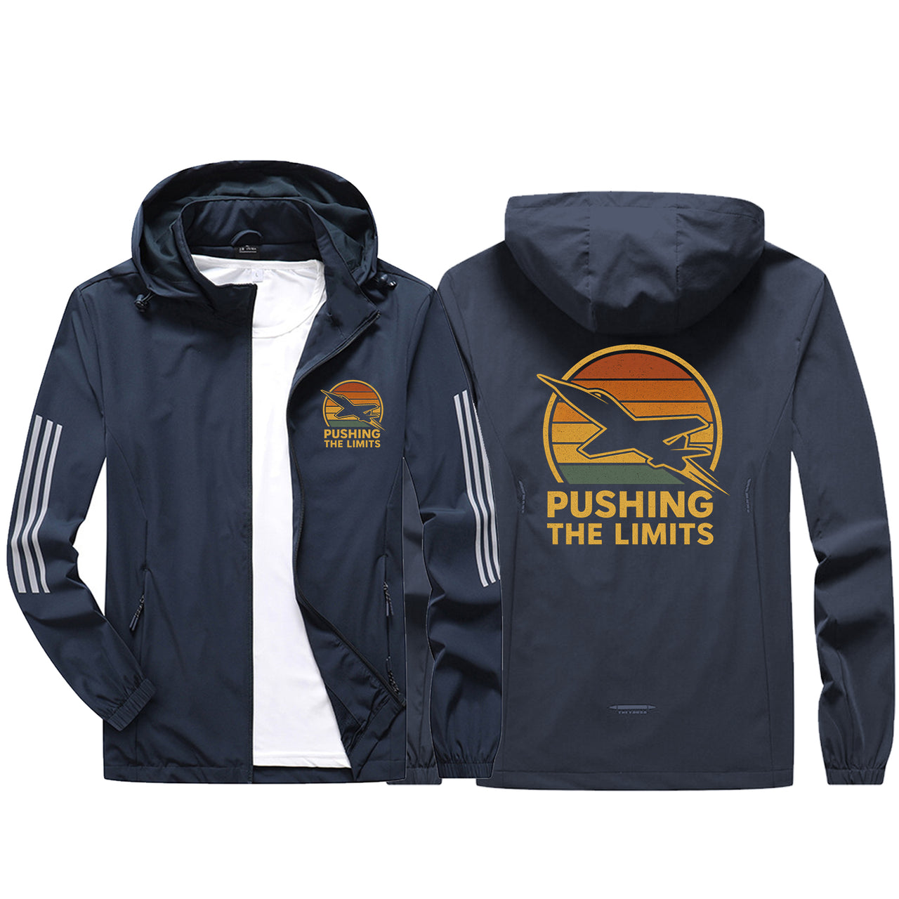 Pushing The Limits Retro Design Sport & Running Jackets