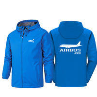 Thumbnail for Airbus A320 Printed Designed Rain Jackets & Windbreakers
