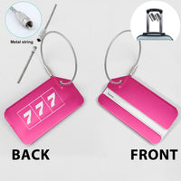 Thumbnail for Flat Colourful 777 Designed Fashion Metal Luggage Tags