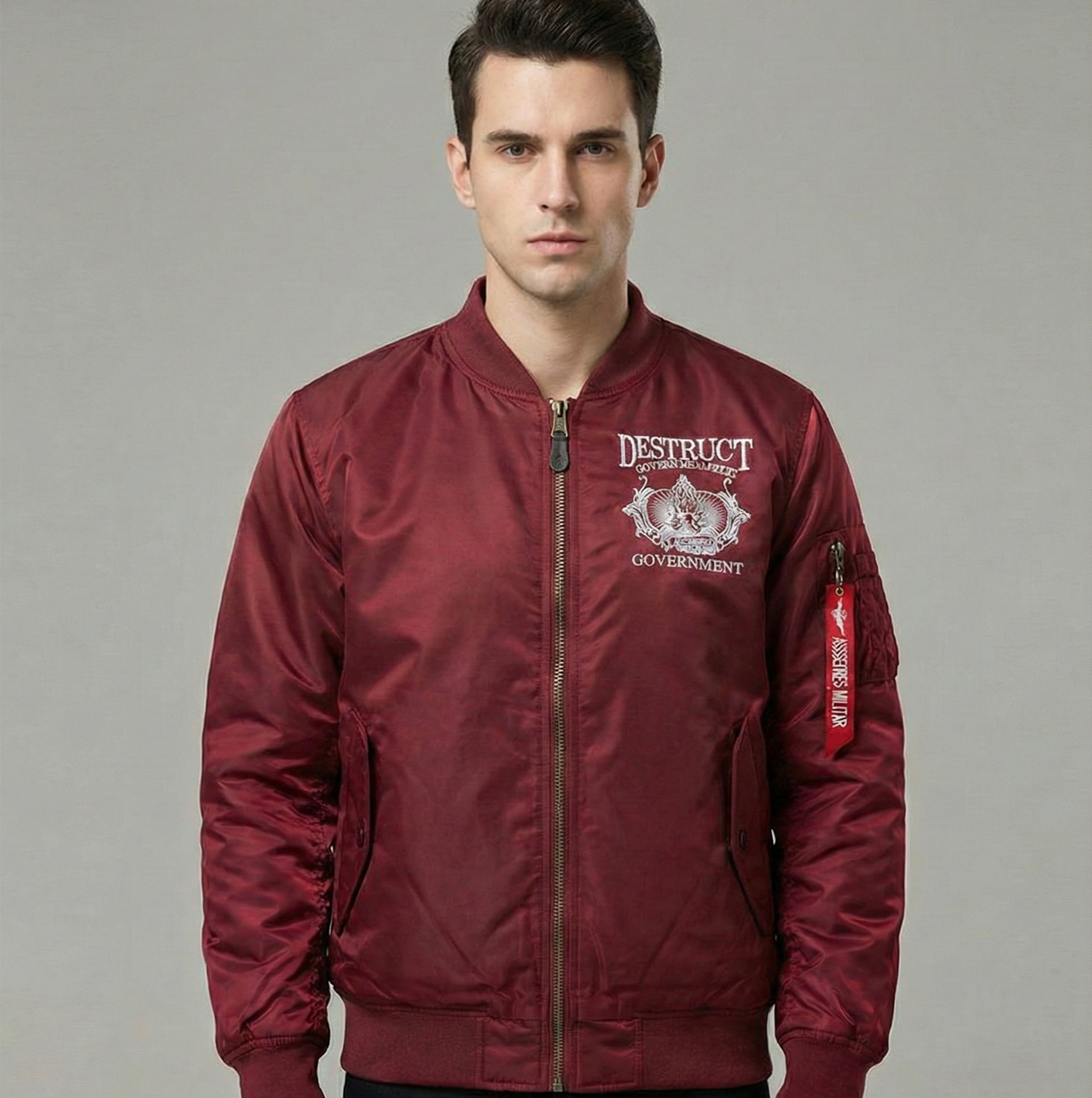 Government Riot Designed Pilot Bomber Jackets