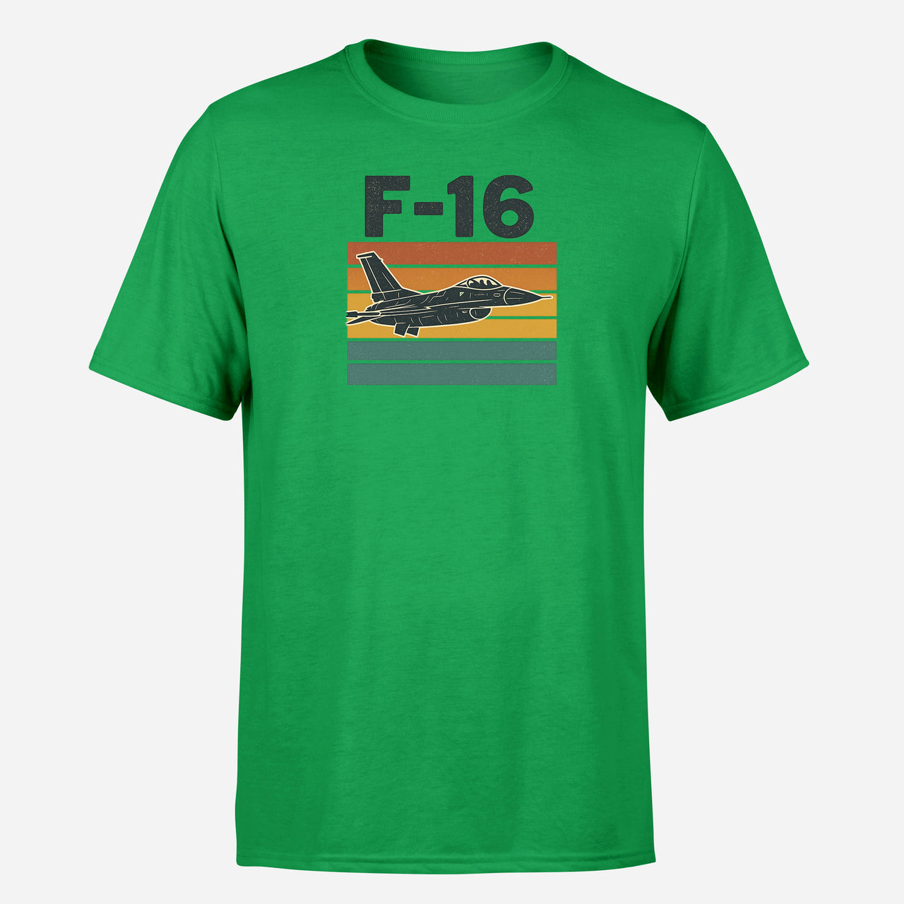 Retro Fighter Jet F16 Design Super Quality T-Shirts