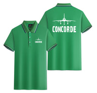 Thumbnail for Concorde & Plane Designed Stylish Polo T-Shirts (Double-Side)