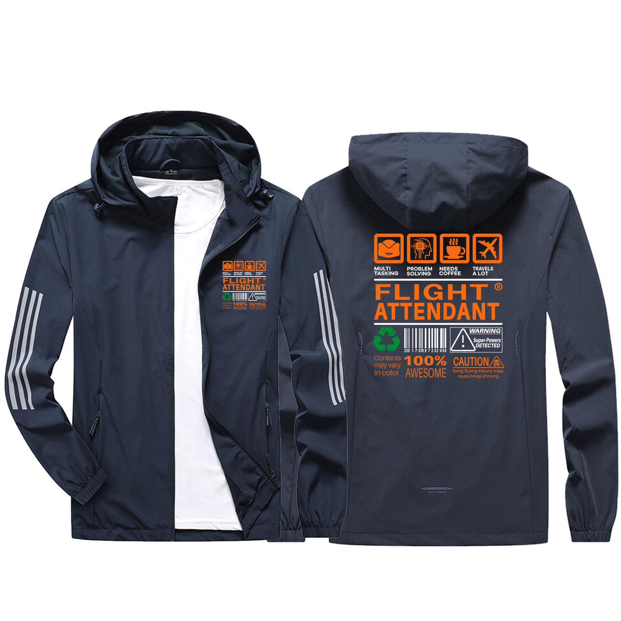 Flight Attendant Label Sport & Running Jackets