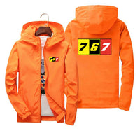 Thumbnail for Flat Colourful 767 Designed Thin Windbreaker Jackets