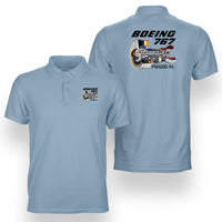 Thumbnail for Boeing 767 Engine (PW4000-94) Designed Double Side Polo T-Shirts