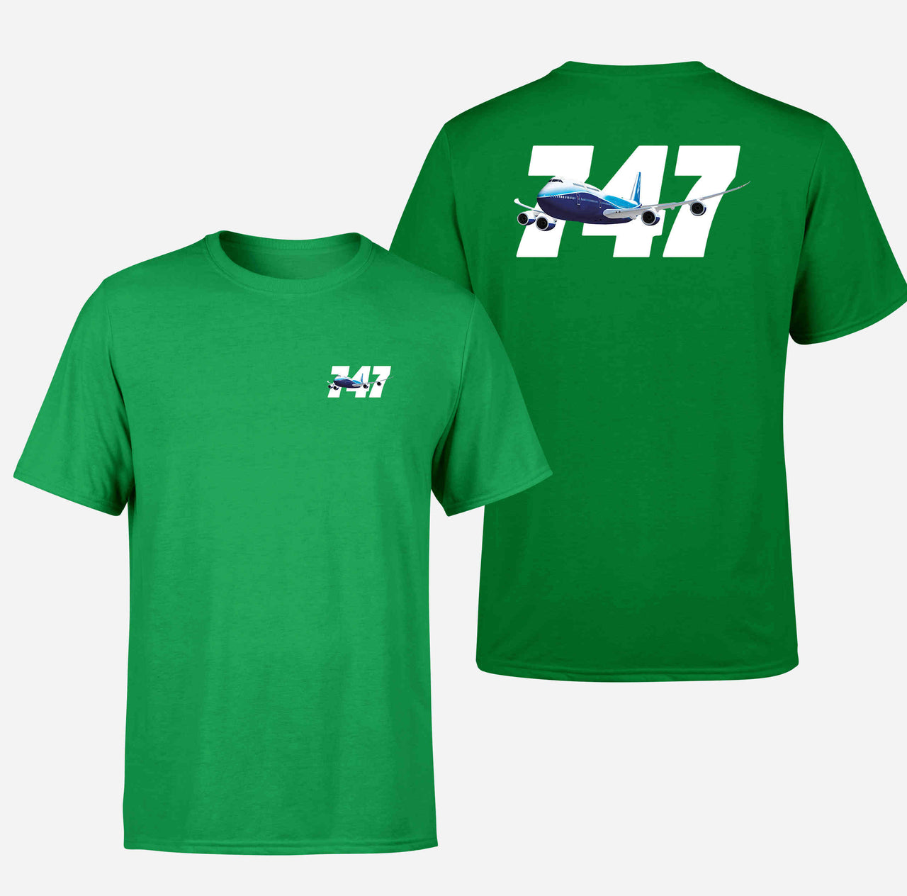 Super Boeing 747 Designed Double-Side T-Shirts