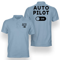 Thumbnail for Auto Pilot ON Designed Double Side Polo T-Shirts