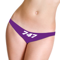 Thumbnail for 747 Flat Text Designed Women T-back & Thongs