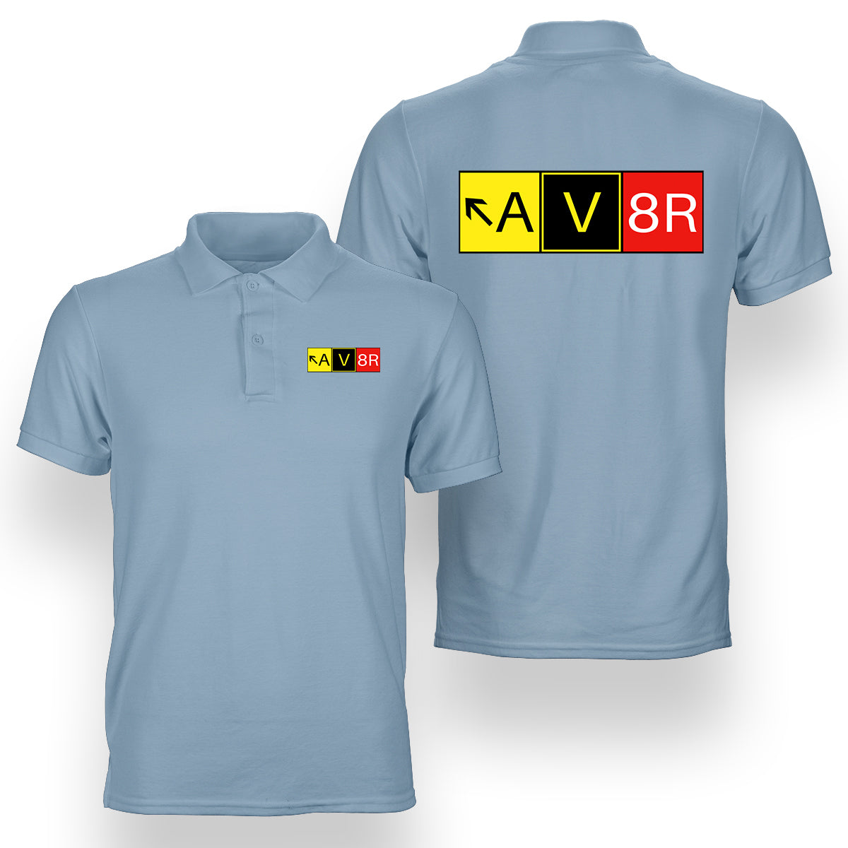 AV8R Designed Double Side Polo T-Shirts
