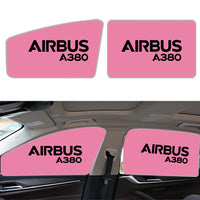 Thumbnail for Airbus A380 & Text Designed Car Sun Shade (Side window)