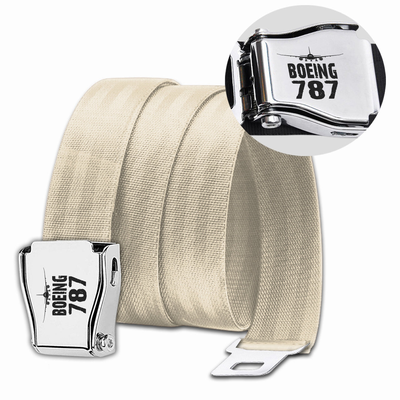 Boeing 787 & Plane Designed Fashion Airplane Seat Belts