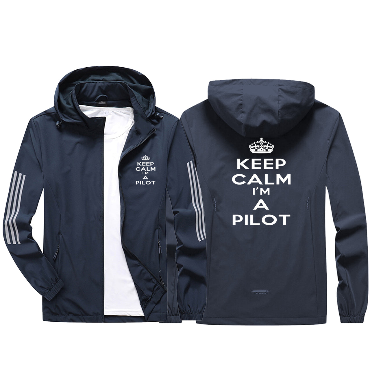 Keep Calm I'm a Pilot Sport & Running Jackets