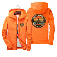 Thumbnail for Retro Apache AH-64 Designed Thin Windbreaker Jackets