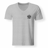 Thumbnail for Boeing 787 & Plane Designed V-Neck T-Shirts - view 16