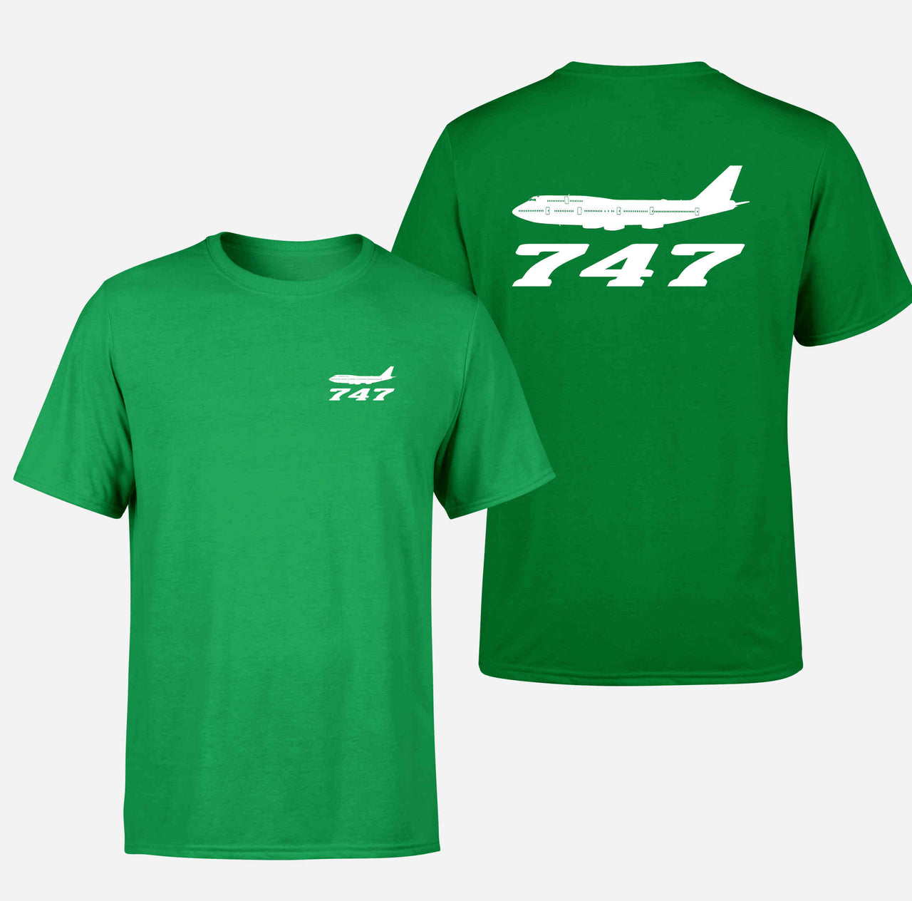 Boeing 747 - Queen of the Skies Designed Double-Side T-Shirts