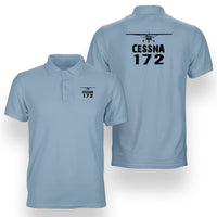 Thumbnail for Cessna 172 & Plane Designed Double Side Polo T-Shirts