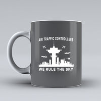 Thumbnail for Air Traffic Controllers - We Rule The Sky Designed Ceramic White Mugs