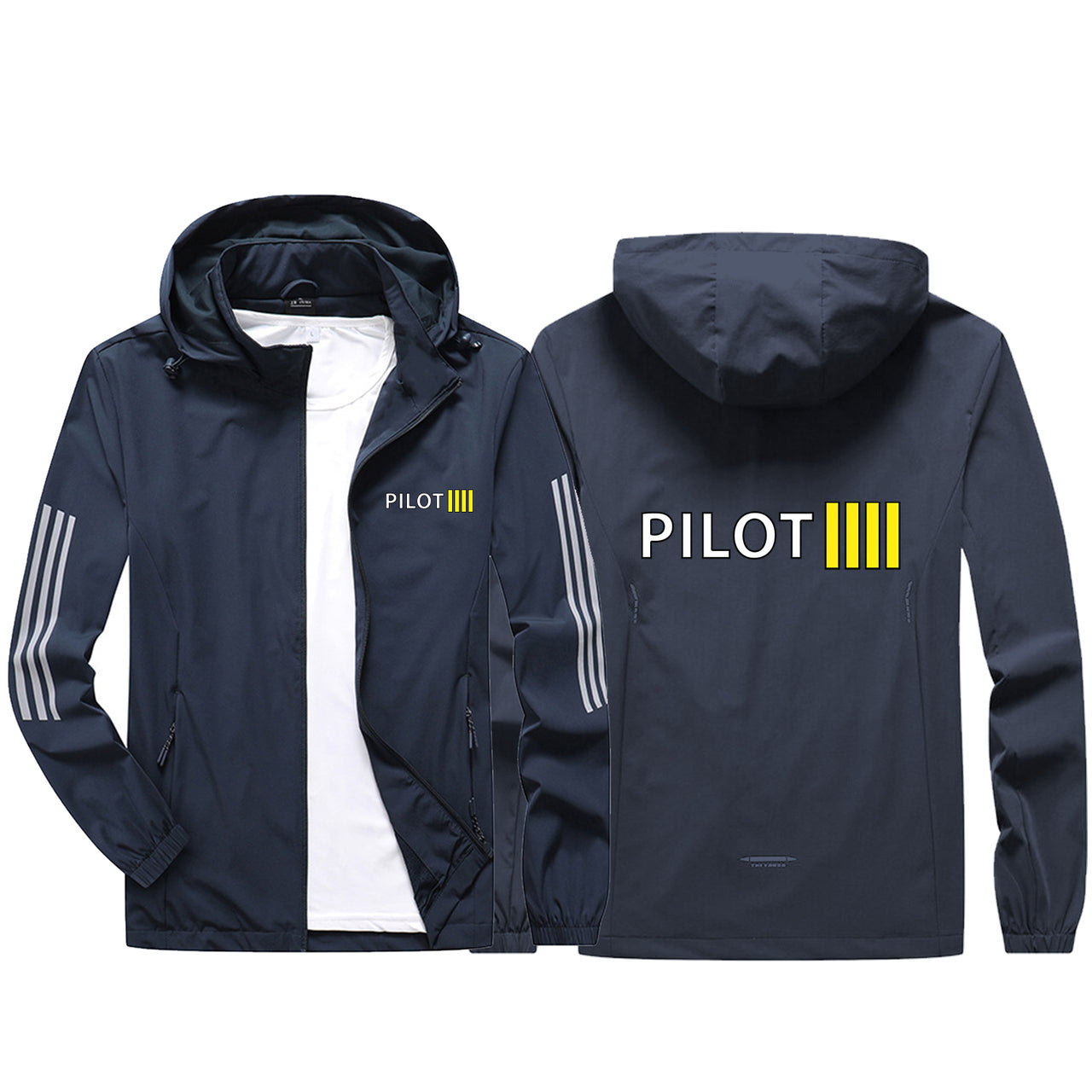 Pilot & Stripes (4 Lines) Sport & Running Jackets