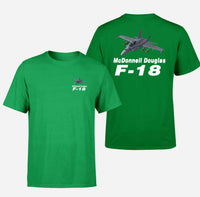 Thumbnail for The McDonnell Douglas F18 Designed Double-Side T-Shirts