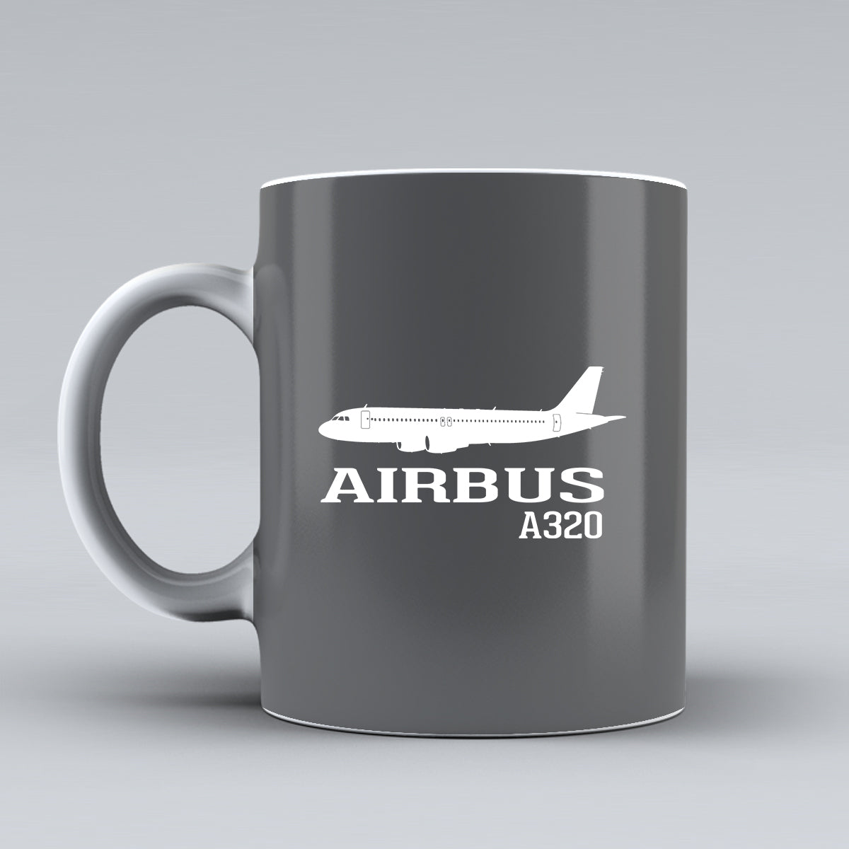 Airbus A320 Printed Designed Ceramic White Mugs