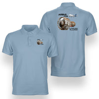 Thumbnail for Airbus A320 & V2500 Engine Designed Double Side Polo T-Shirts