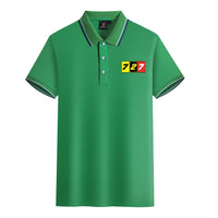Thumbnail for Flat Colourful 727 Designed Stylish Polo T-Shirts