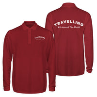 Thumbnail for Travelling All Around The World Designed Long Sleeve Polo T-Shirts (Double-Side)