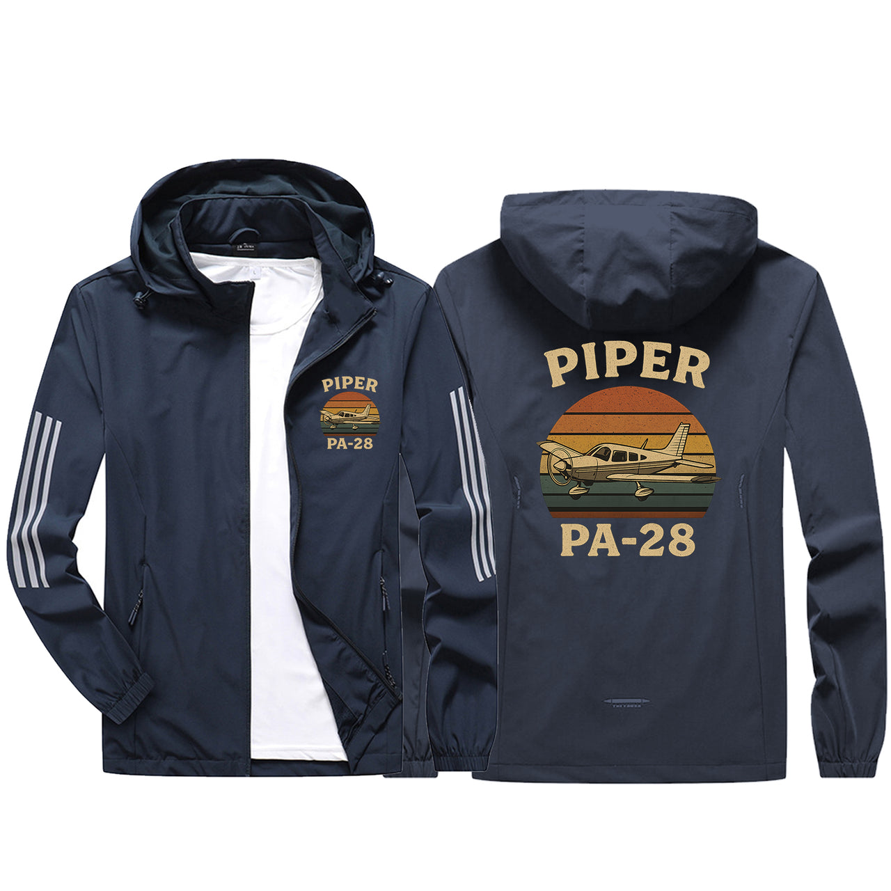 Retro Piper PA-28 Design Sport & Running Jackets