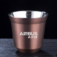 Thumbnail for Airbus A310 & Text Designed Double Wall Stainless Steel Coffee Mugs
