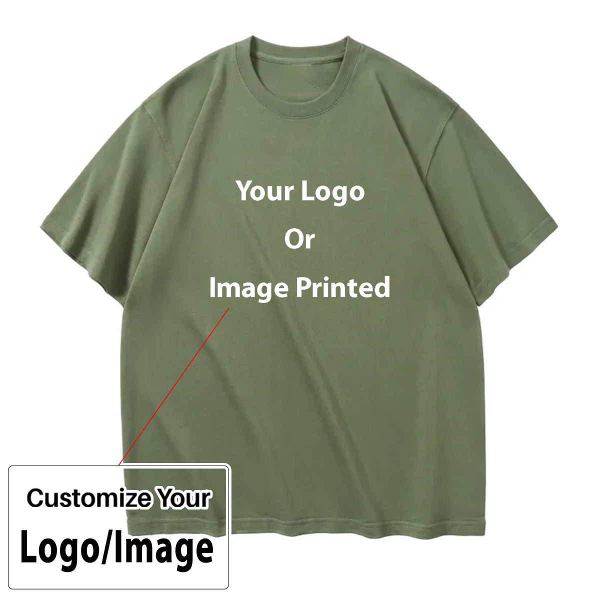 Custom Design Image Logo Designed Relax Fit Relax Fit T-Shirts