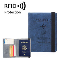 Thumbnail for Azerbaijan Airlines Designed Passport Cover Travel Wallet Passport Holder