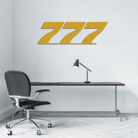 Thumbnail for 777 Flat Text Designed Wall Metal Signs