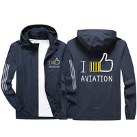 Thumbnail for I Like Aviation Sport & Running Jackets