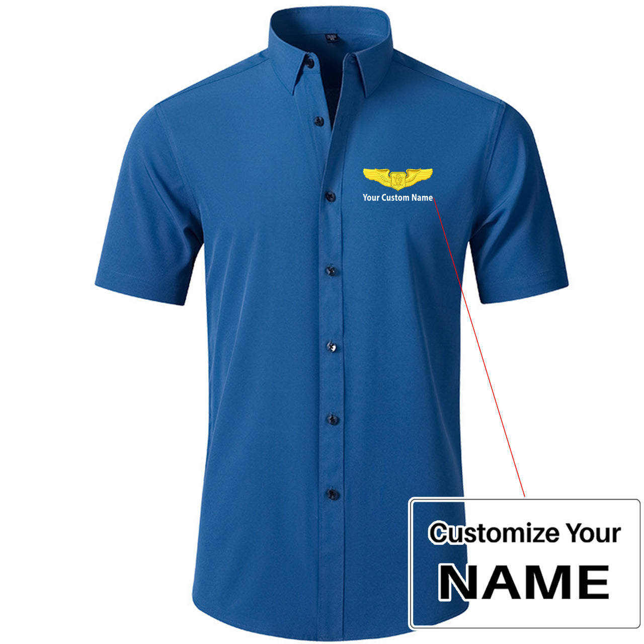 Custom Name (Special US Air Force) Design Super Quality Short Sleeve Shirts
