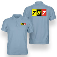 Thumbnail for Flat Colourful 757 Designed Double Side Polo T-Shirts