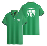 Thumbnail for Boeing 767 & Plane Designed Stylish Polo T-Shirts (Double-Side)